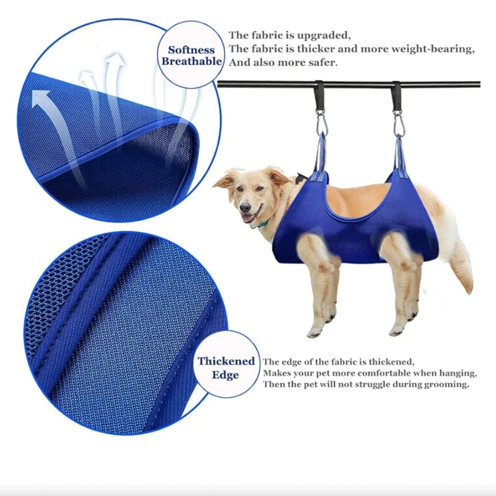 KONTY Pet Grooming Hammock, M, up to 65lbs